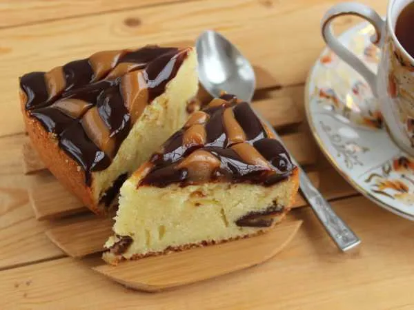 Фото блюда: Манник на кефире в мультиварке