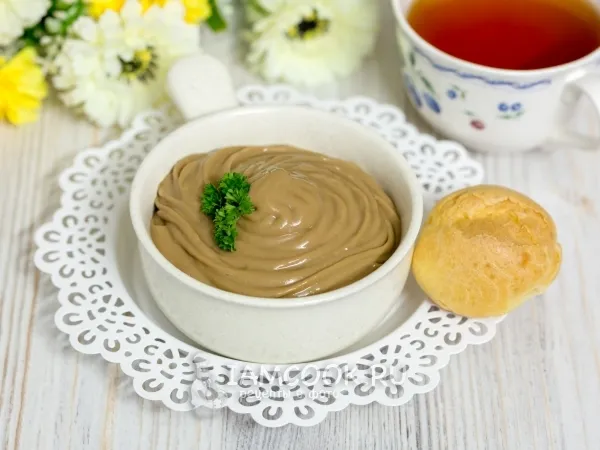 Фото блюда: Кофейный заварной крем