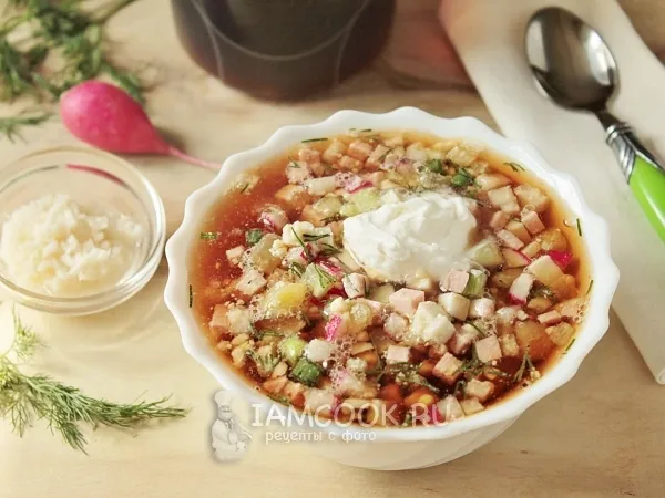 Фото блюда: Окрошка с хреном
