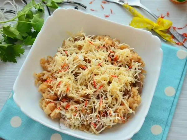 Фото блюда: Ризотто с мясом (классический рецепт)