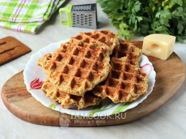 Фото готового блюда: Творожные ПП вафли