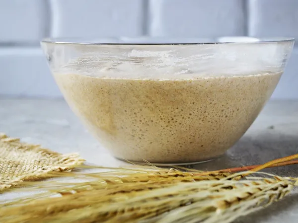 Фото готового блюда: Опара для хлеба без дрожжей