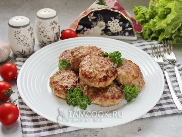 Фото готового блюда: Котлеты «Бородинские» (с «Бородинским» хлебом)
