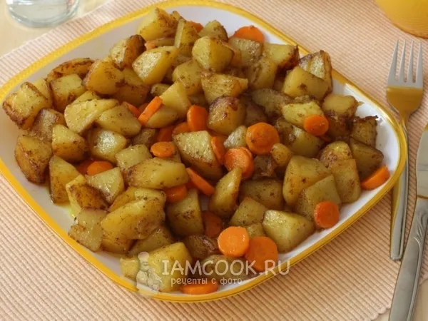 Фото готового блюда: Картофель по-индийски