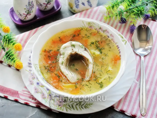 Фото блюда: Уха из белого амура