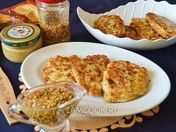 Фото готового блюда: Котлеты куриные с кабачком