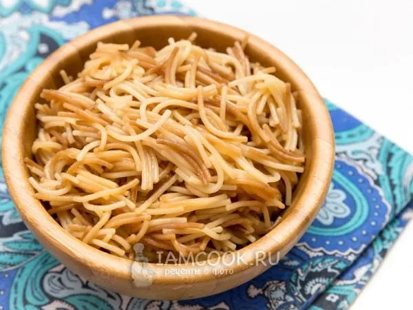 Фото блюда: Жареная вермишель на гарнир