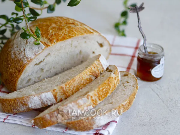 Фото готового блюда: Хлеб на хмелевой закваске