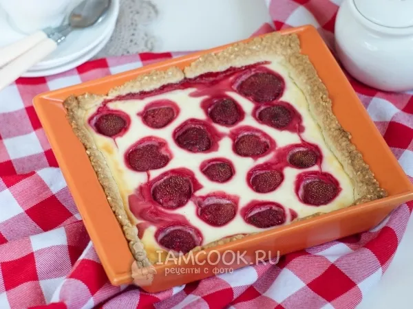 Фото блюда: Сметанник с клубникой