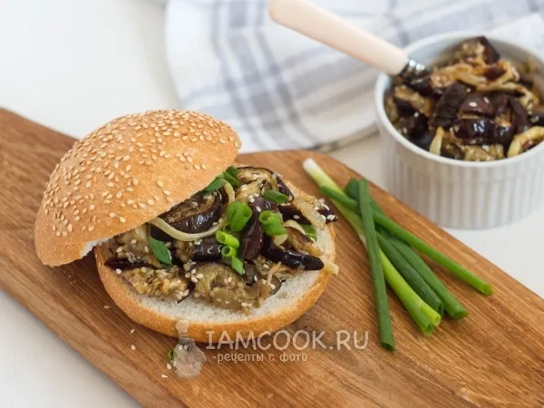 Фото блюда: Баклажаны с кунжутом в духовке