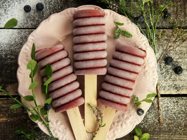 Фото блюда: Черничное мороженое