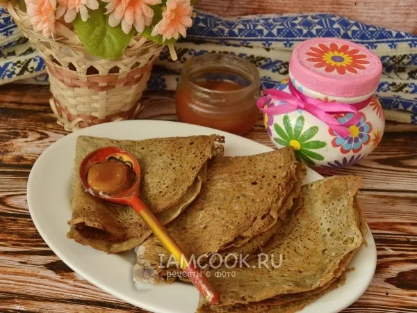 Фото блюда: Тонкие блины на сметане (с дырочками)