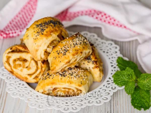 Фото готового блюда: Печенье на кефире с яблоками