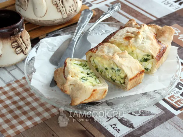Фото готового блюда: Яичный пирог