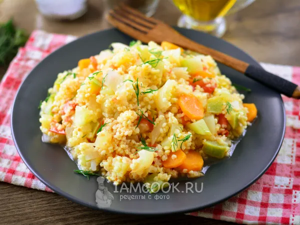 Фото блюда: Пшенная каша с овощами
