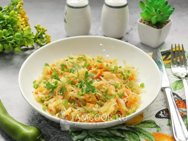 Фото блюда: Тушеная капуста по-чешски