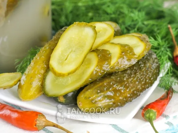 Фото блюда: Квашеные огурцы без стерилизации на зиму