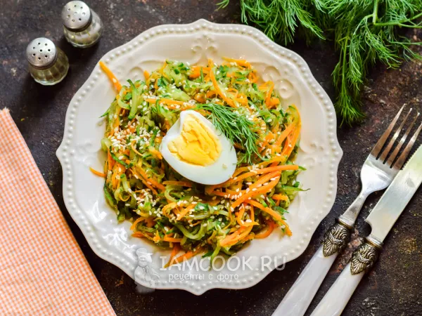 Фото блюда: Салат из тушеных огурцов