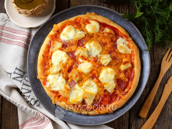 Фото готового блюда: Пицца Тропикана