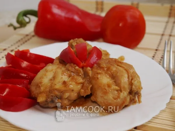 Фото блюда: Курица в ряженке