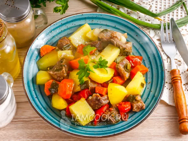 Фото блюда: Жаркое в горшочках без жарки