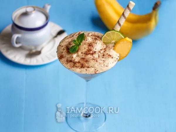 Фото блюда: Банановый мусс с яичными белками