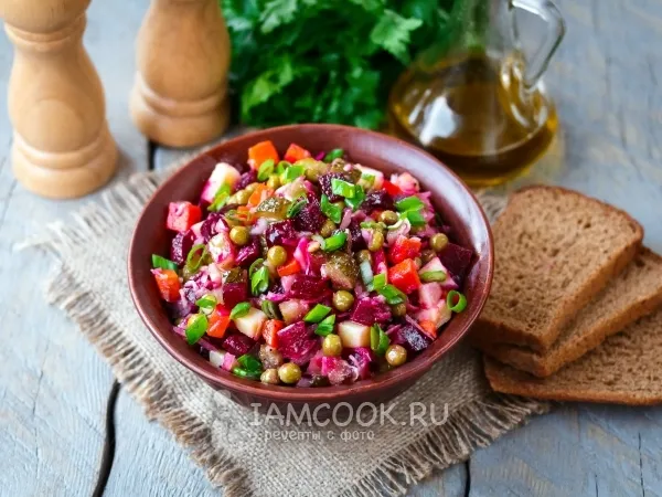 Фото блюда: Винегрет классический с горошком