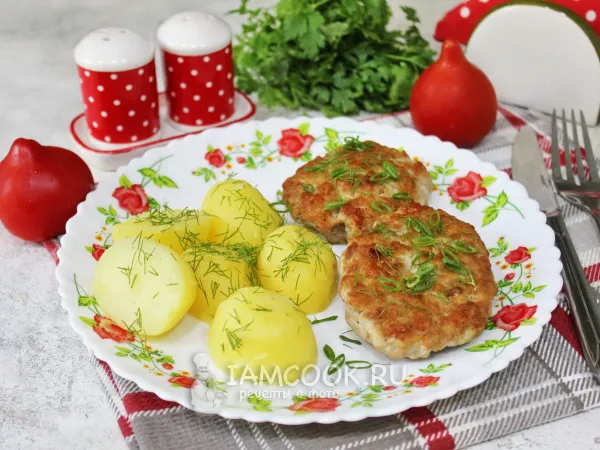 Фото блюда: Рубленый бифштекс из свинины