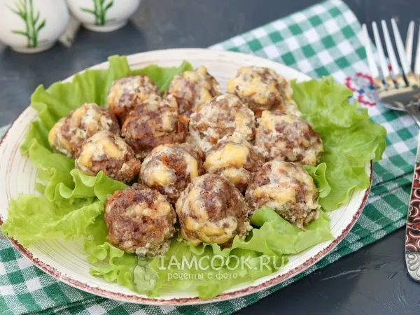 Фото готового блюда: Польпетте в сливочно-сырном соусе