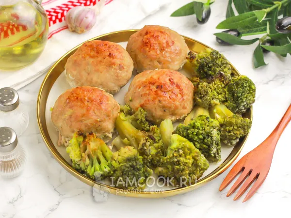 Фото готового блюда: Замороженные тефтели в духовке