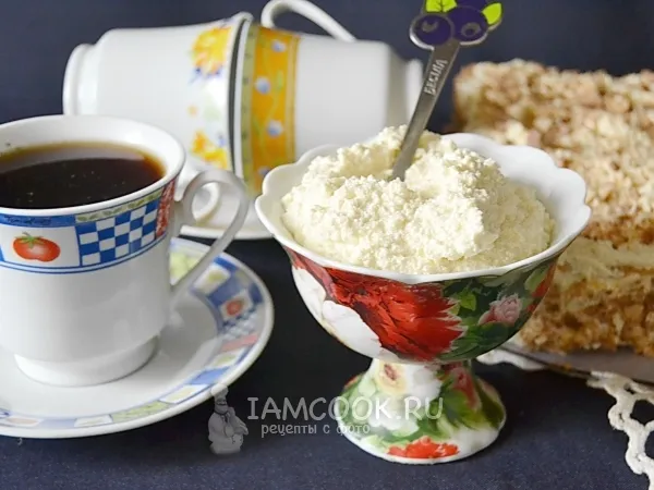 Фото готового блюда: Заварной крем для «Медовика»