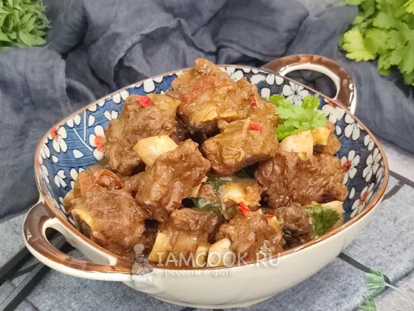 Фото блюда: Свиные ребра в кисло-сладком соусе