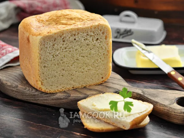 Фото готового блюда: Заварной хлеб в хлебопечке (пшеничный)