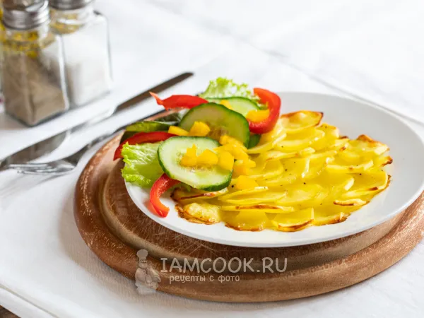 Фото готового блюда: Картошка в сливочном масле в духовке