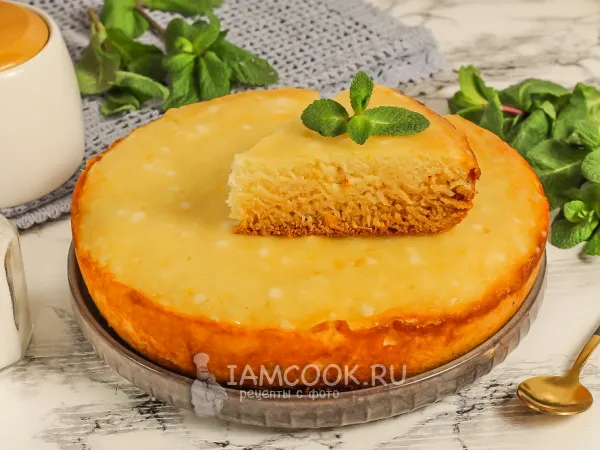 Фото блюда: Бисквит без яиц в мультиварке