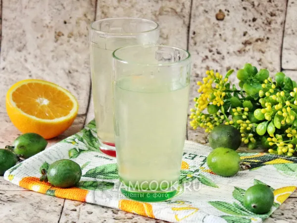 Фото блюда: Компот из фейхоа и апельсина