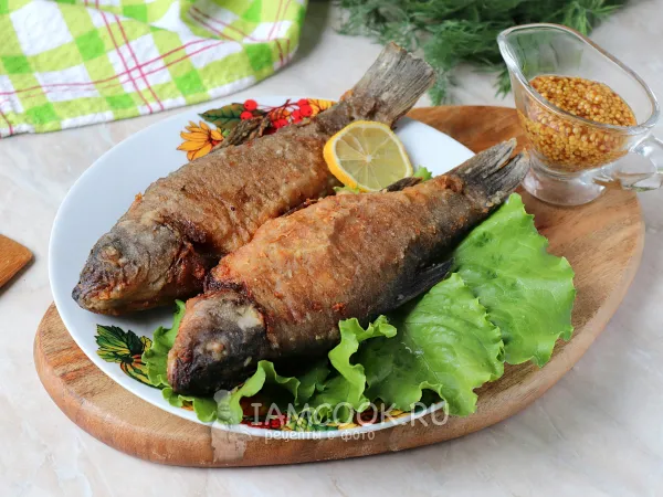 Фото блюда: Жареный линь