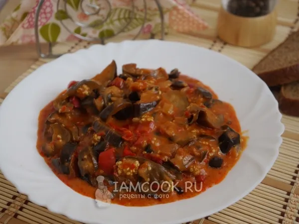 Фото готового блюда: Баклажановый Паприкаш (вегетарианский)