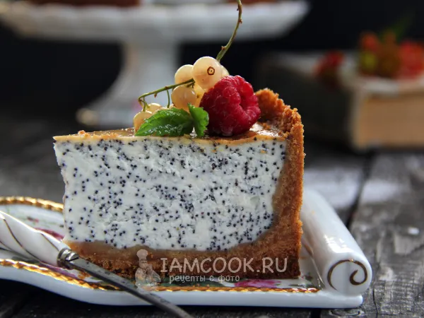 Фото блюда: Маковый чизкейк