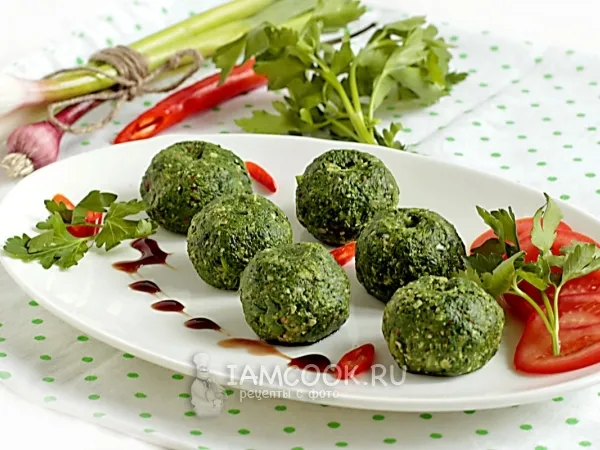 Фото готового блюда: Пхали из шпината по-грузински