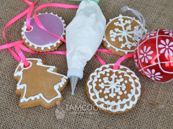 Фото готового блюда: Сахарная глазурь для печенья