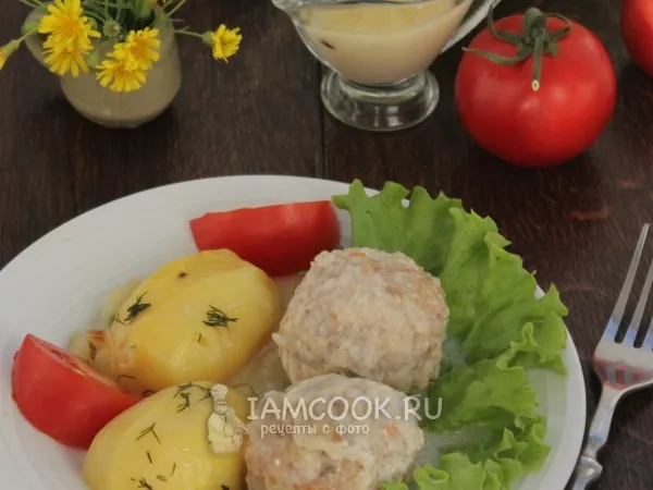 Фото блюда: Тефтели в белом соусе