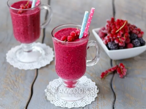 Фото блюда: Смузи из замороженных ягод