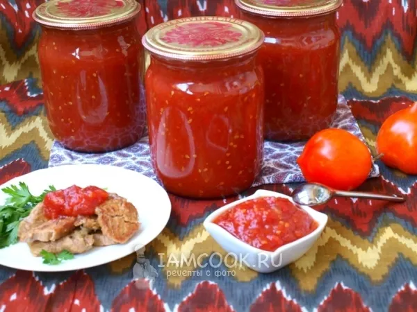 Фото готового блюда: Томатный соус с яблоками