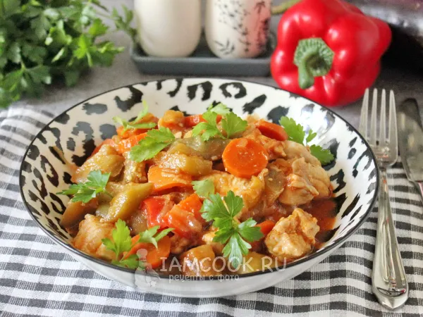 Фото блюда: Баклажаны с мясом по-грузински