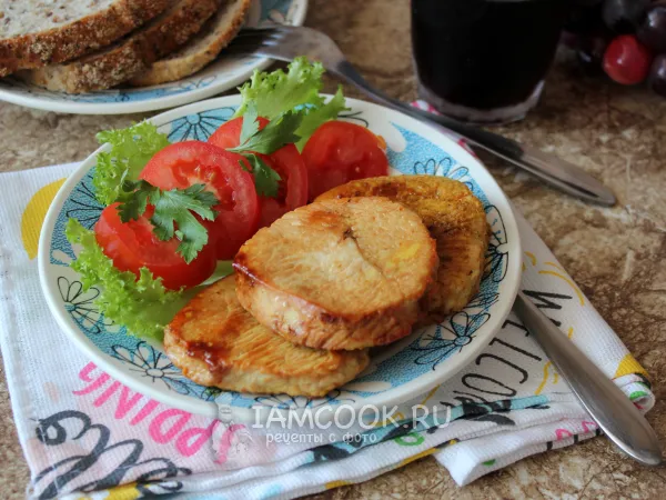 Фото готового блюда: Медальоны из индейки в мультиварке