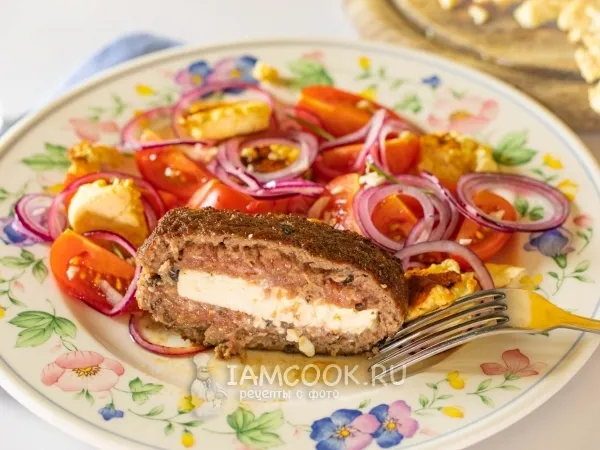 Фото готового блюда: Котлеты с Фетой