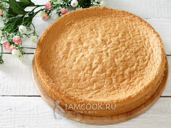 Фото блюда: Бисквит на кипятке