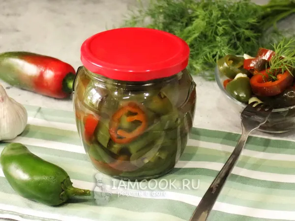 Фото блюда: Маринованный перец халапеньо на зиму