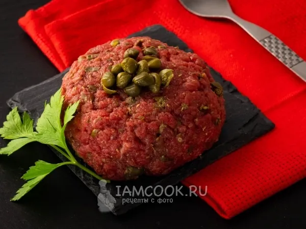 Фото блюда: Тартар с каперсами